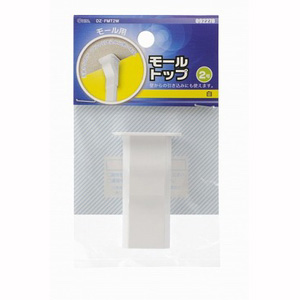 オーム電機 OHM オーム電機 モール用パーツ トップ 2号 白 DZ-FMT2W 09-2278