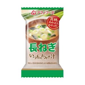 アマノフーズ アマノフーズ いつものおみそ汁 長ねぎ 9g フリーズドライ 味噌汁