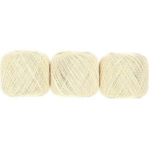 オリムパス オリムパス エミーグランデ レース糸 合細 Col.810 ベージュ系 50g 約218m ｘ 3玉セット EMMY-810