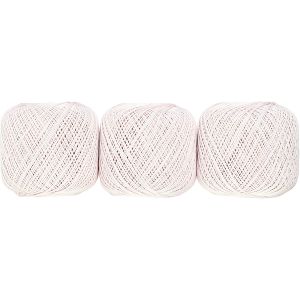 オリムパス オリムパス エミーグランデ レース糸 合細 Col.123 ピンク系 50g 約218m ｘ 3玉セット EMMY-123