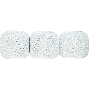 オリムパス オリムパス エミーグランデ レース糸 合細 Col.361 水色系 50g 約218m ｘ 3玉セット EMMY-361
