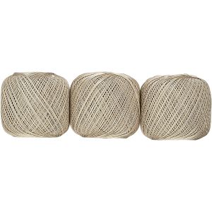 オリムパス オリムパス エミーグランデ レース糸 合細 Col.812 ベージュ系 50g 約218m ｘ 3玉セット EMMY-812