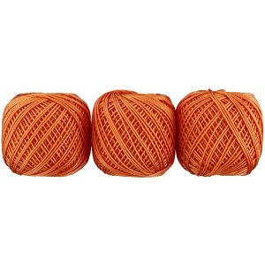 オリムパス オリムパス エミーグランデ カラーズ レース糸 合細 Col.172 オレンジ系 10g 約44m 3玉セット EMMYC-172