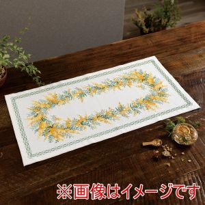 オリムパス オリムパス オノエメグミ ミモザコレクション テーブルセンター ミモザのリース 1207