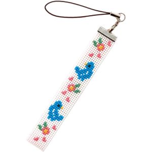 オリムパス オリムパス ストラップししゅうキット トリとお花 ST-14