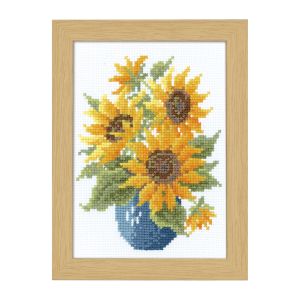 オリムパス オリムパス Olympus Thred 12ヶ月の花フレーム 8月サンフラワー 額外径:約15×20cm 7514