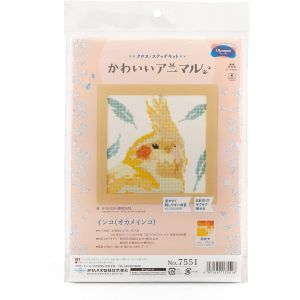 オリムパス オリムパス かわいいアニマル インコ オカメインコ 刺しゅうキット OLY-K7551