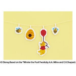 オリムパス オリムパス ディズニー クロス ステッチキット ガーランド プーさん 9047