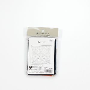 オリムパス オリムパス 刺し子 花ふきん布 パック 202 藍 角七宝