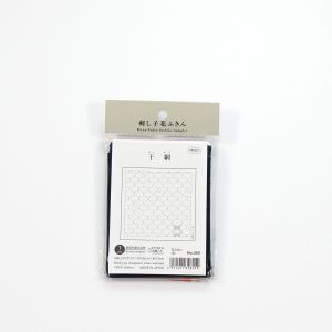 オリムパス オリムパス 刺し子 花ふきん布 パック 205 藍 干網