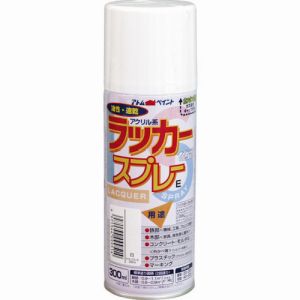 アトムペイント アトムペイント 00001-09951 ラッカースプレーE 300ML 白