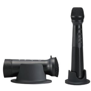 キングジム KING JIM キングジム マイク型拡声器 スピーカー付マイク SPMC10 黒