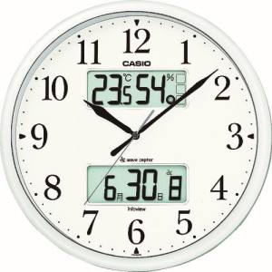 カシオ CASIO カシオ ITM-660NJ-8JF 電波掛け時計 直径350mm