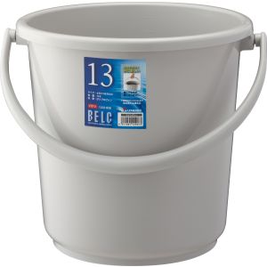 リス RISU リス ベルク バケツ 13L 本体 ライトグレー 13SB