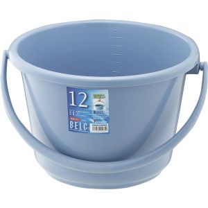 リス RISU リス ベルク 広口バケツ 12L ブルー 12WB BL
