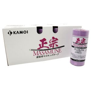 カモ井加工紙 KAMOI カモ井 建築用マスキングテープ 正宗 12mm×18m 100