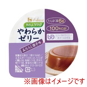ハウスギャバン ハウスギャバン 528203 091242 やさしくラクケア やわらかゼリー みたらし団子味 66g