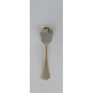 小林工業 小林工業 ラッキーウッド No.18400 18-10 ステンレス フレンチアクセント金彩 アイスクリームスプーン 132x30