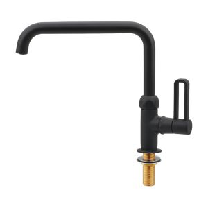 カクダイ KAKUDAI カクダイ 700-800-D 泡沫立形自在水栓 マットブラック