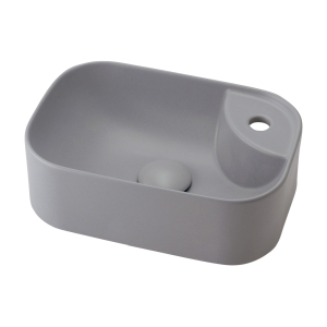 カクダイ KAKUDAI カクダイ 493-273-GY 角型手洗器 マットグレー