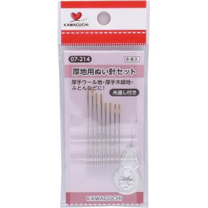 カワグチ KAWAGUCHI KAWAGUCHI 厚地用ぬい針セット 8本入 TK07214 カワグチ
