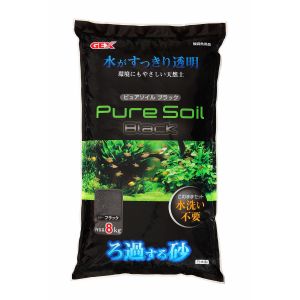 ジェックス GEX ジェックス ピュアソイル ブラック 8kg 底砂 ソイルサンド