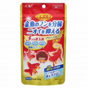 ジェックス GEX ジェックス 金魚元気 プロバイオフード色揚げ 80g