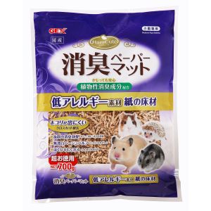 ジェックス GEX ジェックス ハムキュート 消臭ペーパーマット 700g ハムスター ハリネズミ 小動物 床材