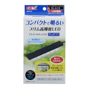 ジェックス GEX ジェックス クリアLED フラッティ ブラック 8154260