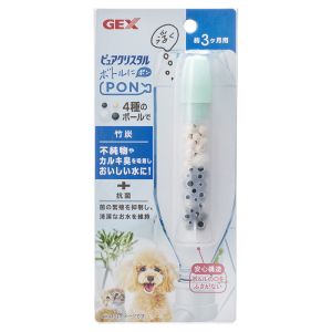 ジェックス GEX ジェックス ピュアクリスタル ボトルにPON 竹炭 3ヶ月 5684300