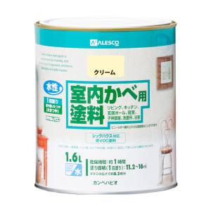 カンペハピオ KANSAI カンペハピオ 室内かべ用塗料 クリーム 1.6L