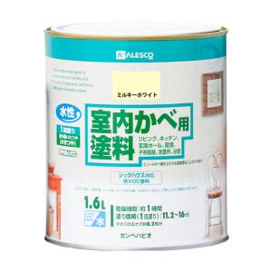 カンペハピオ KANSAI カンペハピオ 室内かべ用塗料 ミルキーホワイト 1.6L