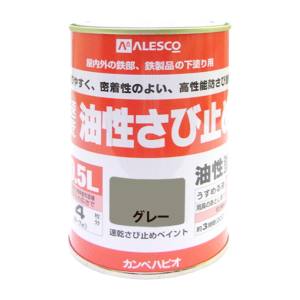 カンペハピオ KANSAI カンペハピオ NO108005-05 カンペ 速乾さび止め 0.5L グレー