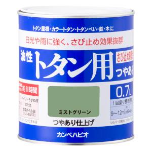カンペハピオ KANSAI カンペハピオ 油性トタン用 ミストグリーン 0.7L