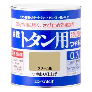 カンペハピオ KANSAI カンペハピオ 油性トタン用 クリーム色 0.7L