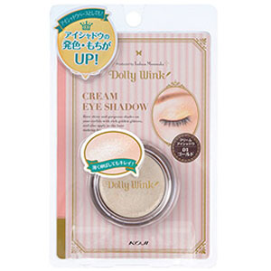 コージー本舗 ドーリーウィンク クリームアイシャドウIII 01 ゴールド 2DW3760