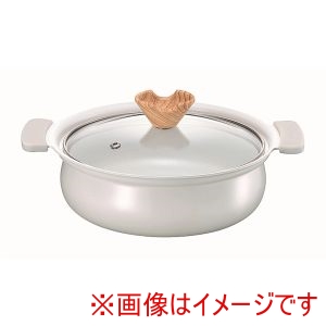 カクセー Kakusee カクセー コロント IH対応セラミックコーティング卓上鍋 18cm グレー CT-24