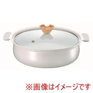 カクセー Kakusee カクセー コロント IH対応セラミックコーティング卓上鍋 24cm グレー CT-25