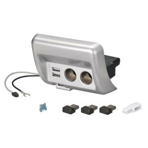 カーメイト CARMATE カーメイト NZ589 エブリイ 専用 増設 電源ユニット シルバー