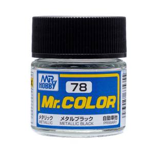 GSIクレオス ミスターホビー C78 Mr.カラー メタルブラック 10ml GSI クレオス
