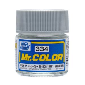 GSIクレオス ミスターホビー C334 Mr.カラー 飛行機模型用カラー バーリーグレー BS4800/18B21 GSI クレオス