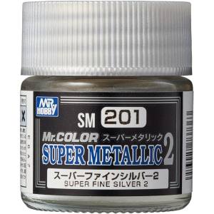 GSIクレオス ミスターホビー SM201 Mr.カラー スーパーメタリック2 スーパーファインシルバー2 GSI クレオス