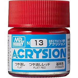 GSIクレオス ミスターホビー N013 新水性カラー アクリジョンカラー つや消しレッド GSI クレオス
