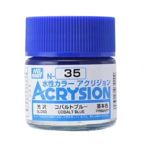 GSIクレオス ミスターホビー N035 新水性カラー アクリジョンカラー コバルトブルー GSI クレオス