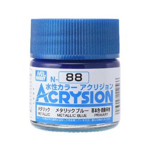 GSIクレオス ミスターホビー N088 新水性カラー アクリジョンカラー メタリックブルー GSI クレオス