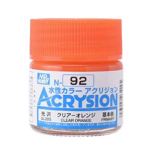 GSIクレオス ミスターホビー N092 新水性カラー アクリジョンカラー クリアーオレンジ GSI クレオス