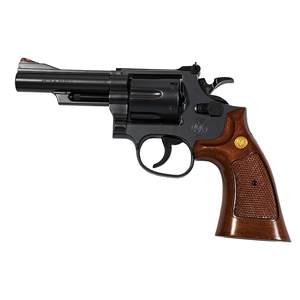 クラウンモデル クラウンモデル M19 .357コンバットマグナム 4インチ ブラック ウッドタイプグリップ エアーリボルバー