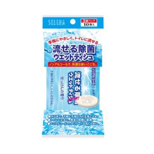 コットンラボ 除菌と水解性のウェットティッシュ 10枚入×3パック コットンラボ