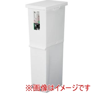 新輝合成 新輝合成 トンボ ネオカラー分別スリムペダル2段 36L ホワイト