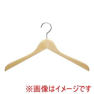 シンコハンガー シンコハンガー 木製ハンガー SHJR-42/25V 下棒無 クリア